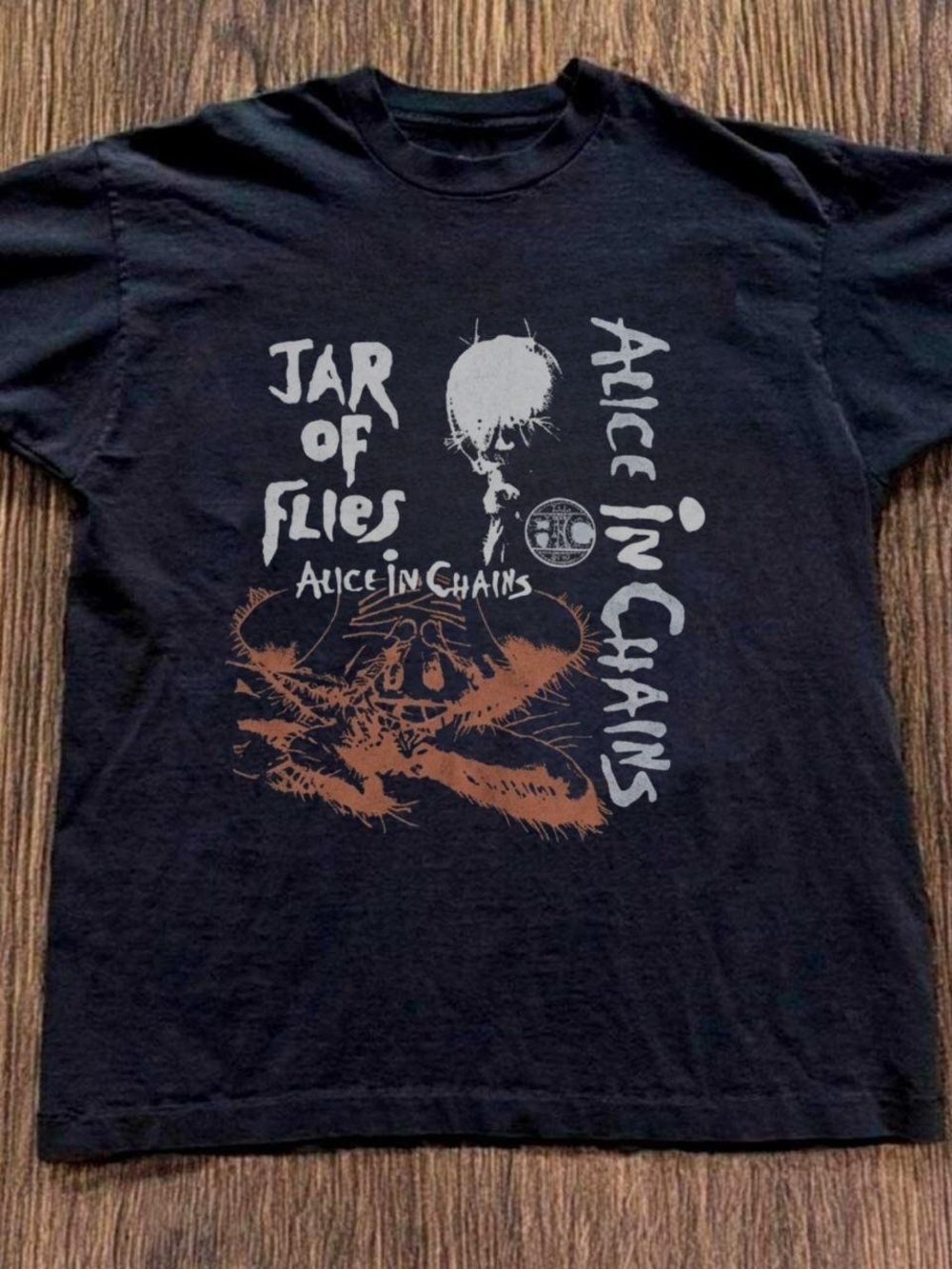 Gildan Black Alice In Chains 'Jar of Flies' Graphic Tee